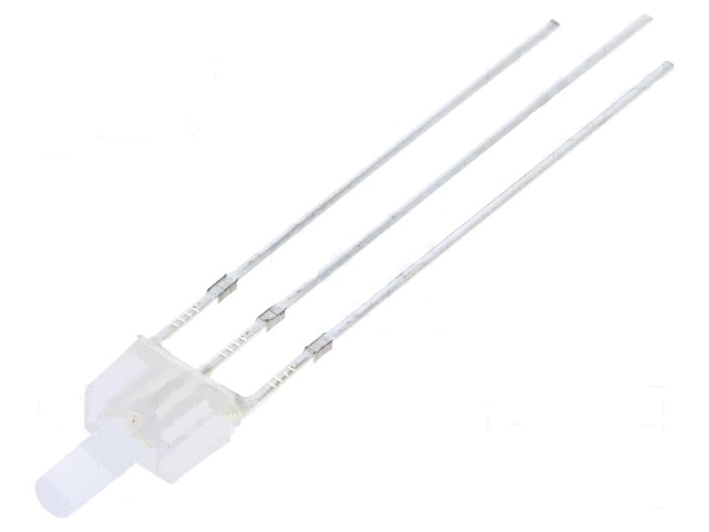 DIODO LED 3MM BICOLOR ROJO/VERDE ANODO COMUN