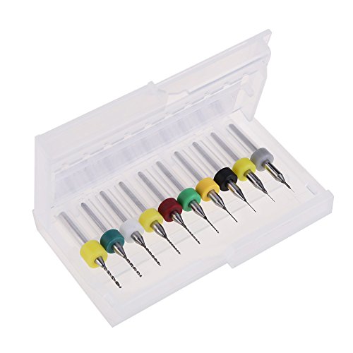 KIT BROCAS DE TUNGSTENO  PARA PCB DE 0.1MM A -1.0MM