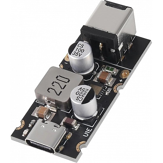 M&Oacute;DULO DE CARGA R&Aacute;PIDA PD65W DC5521 ENTRADA TIPO-C PD3.1 PPS QC3.0 