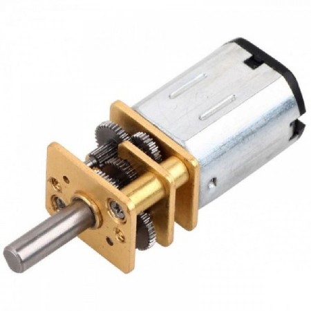 MOTOR REDUCTOR 12FN20 DC3-6V 30RPM RATIO: 1:100 EJE: 3X10MM