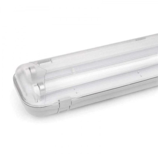 PANTALLA ESTANCA 120CM CON 2 TUBOS LED 18W 6000K
