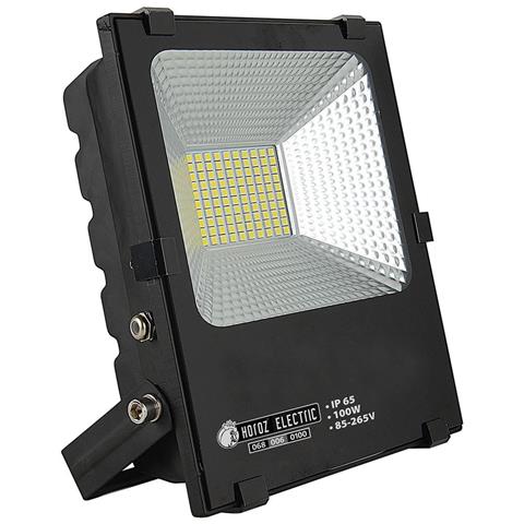 PROYETOR LED SMD 100W, 4200K, IP67, 120&ordm;, RA>80 NEGRO 253X280MM