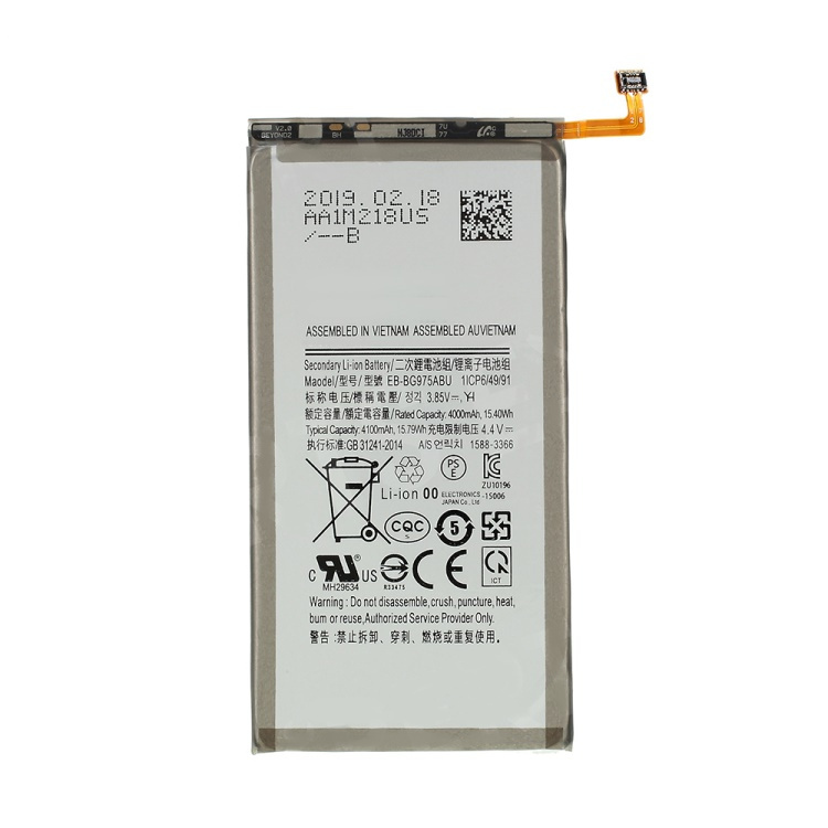 SAMSUNG GALAXY S10 PLUS // BATER&Iacute;A DE IONES DE LITIO ORIGINAL EB-BG975ABU 3.85V 4000MAH