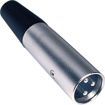 CONECTOR CANON 3 PINES MACHO A&Eacute;REO LISO