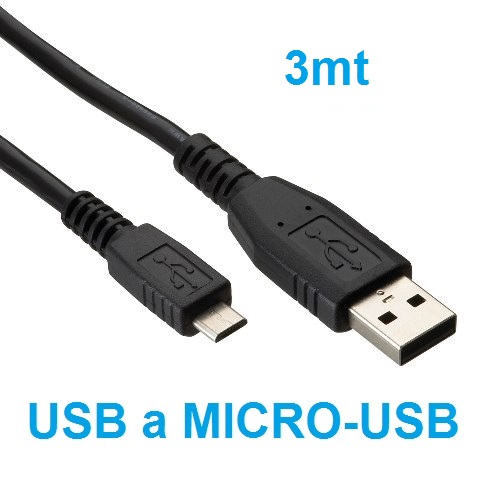 CABLE USB 2.0 A > MICRO USB BM 3 METROS