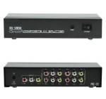 DISTRIBUIDOR DE AUDIO/VIDEO 8 PUERTOS DE SALIDA CON AMPLIFICADOR