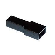 FUNDA PLASTICO FASTON HEMBRA 2.8MM NEGRA 