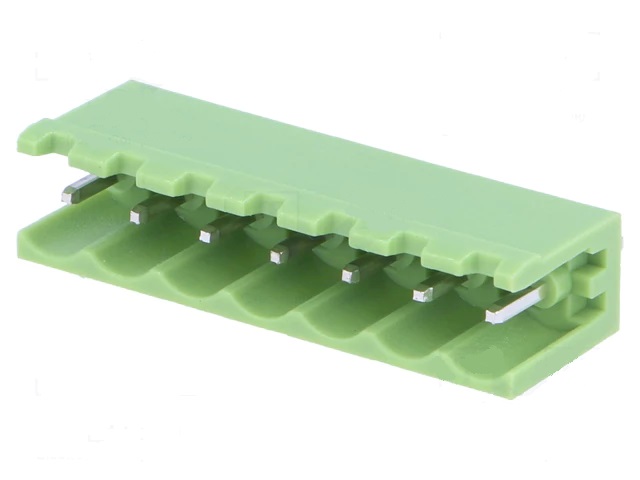 2EDGR-5.08-7P CONECTOR/CLEMA MACHO 7 PIN CIRC. IMPRESO RECTO R:5.08MM 