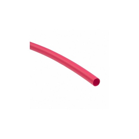 TUBO TERMORRETRACTIL 1.6MM ROJO 1.0METRO