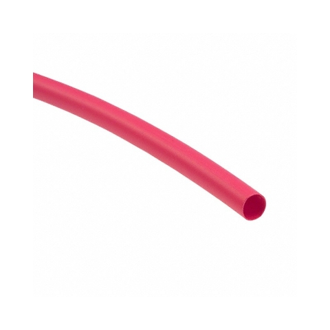 TUBO TERMORRETRACTIL 2.4MM ROJO 1.0METRO