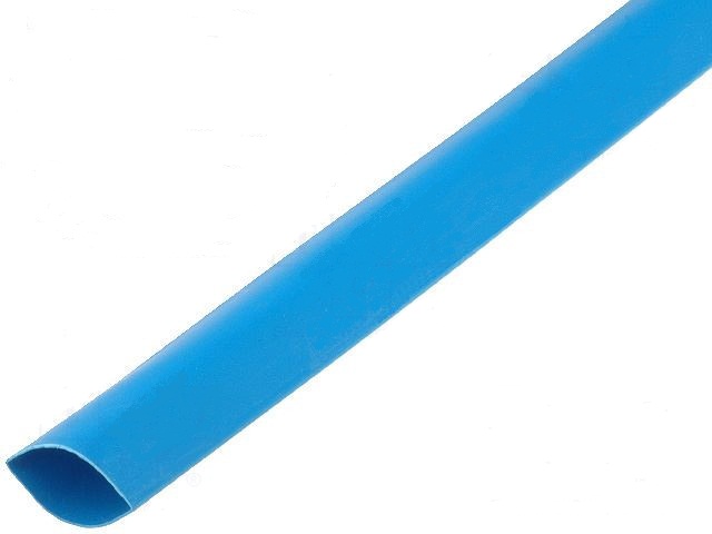 TUBO TERMORRETRACTIL 9.5MM AZUL 1.0MT