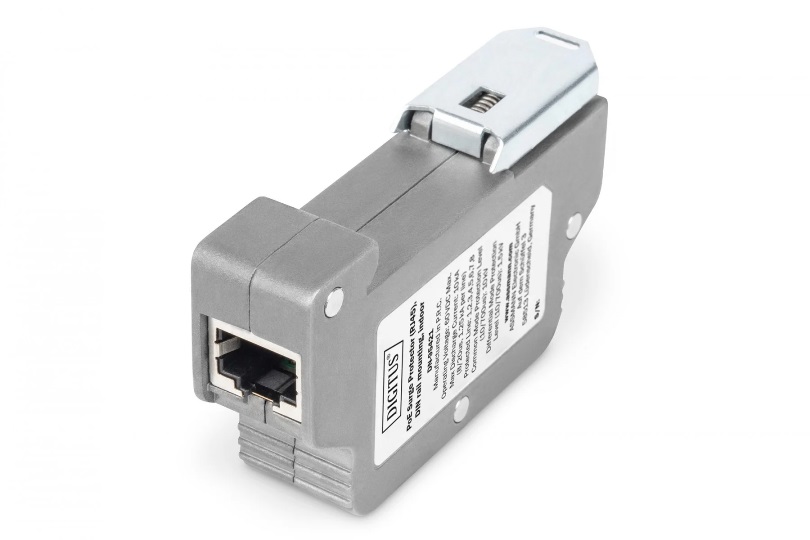 DN-95421 PROTECTOR DE SOBRETENSI&Oacute;N POE (RJ45) 10KV, CARRIL DIN, INTERIOR