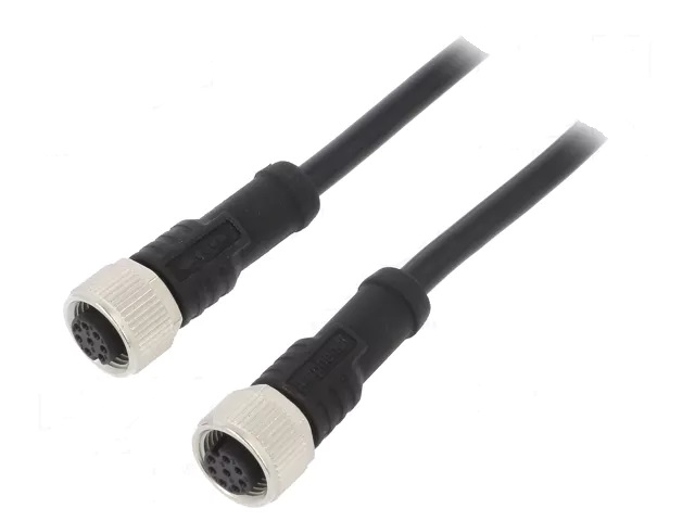 M12A08FL12A FLSD002  CABLE SESORICA M12 8 PIN, 30V, 2A