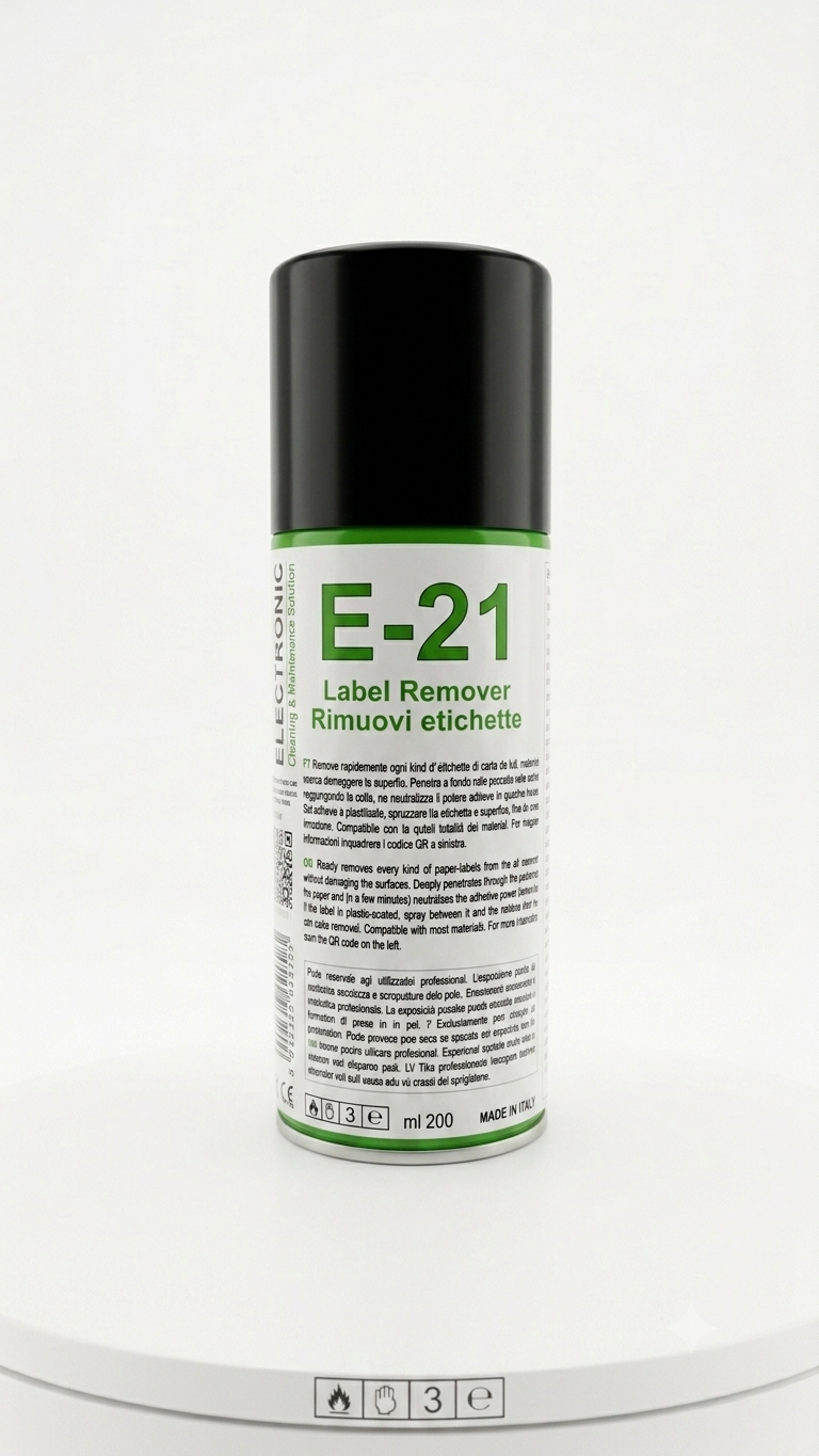 E-21  AEROSOL  QUITA ETIQUETAS ADHESIVAS/LABEL REMOVER  (200ML)  