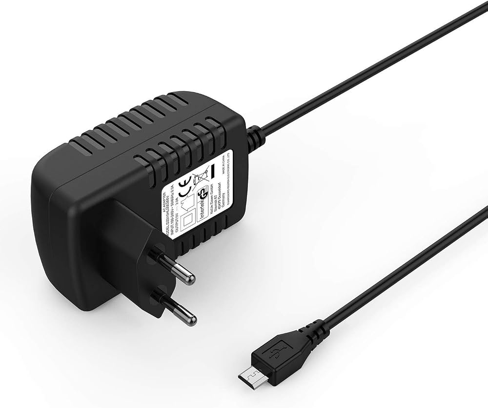 CARGADOR DE RED CON MIRO-USB PARA TABLETS Y MOVILES 5V/3AH